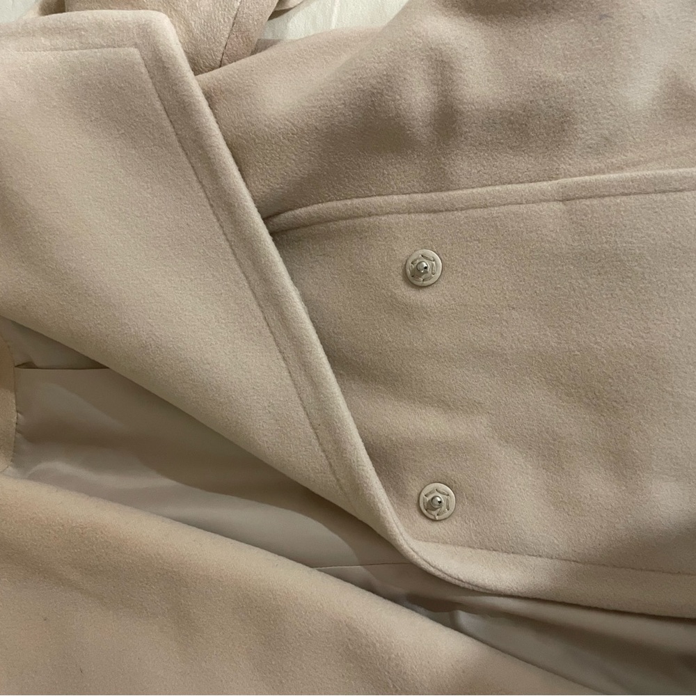 Michaels Cream Women's Trench Coat - Picture 5 of 6